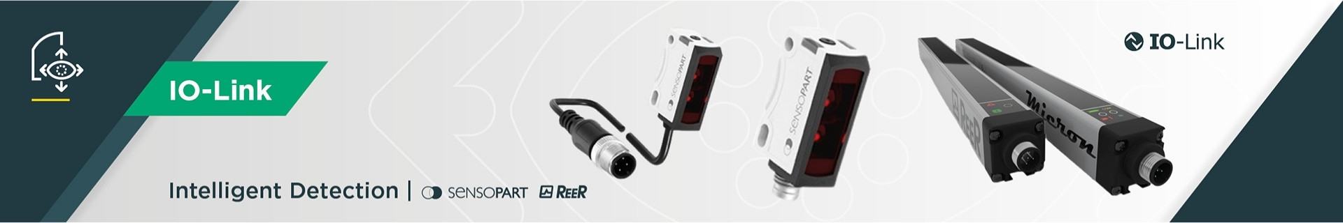 IO-Link sensoren, masters en hubs voor slimme communicatie, parametrering en diagnose binnen industri&euml;le automatisering